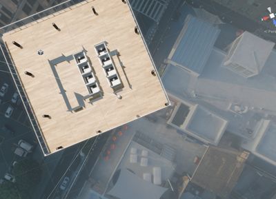 Screenshots of VR architecture