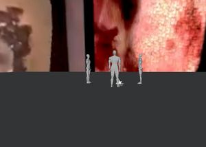 Screenshots of VR gallery